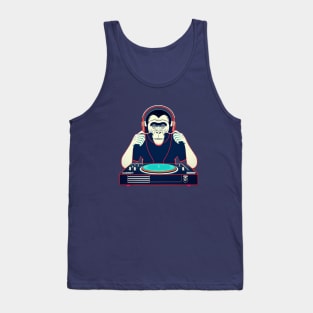 DJ Monkey Thinker Tank Top